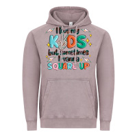 Vintage Zinc i love my kids but sometimes i wanna square up Vintage Hoodie - MaliasSmallBusiness