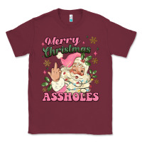 Merry Christmas Assholes Classic Tee | Teevron