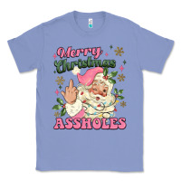 Colony Blue merry christmas assholes Classic Tee - MaliasSmallBusiness