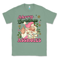 Sage merry christmas assholes Classic Tee - MaliasSmallBusiness