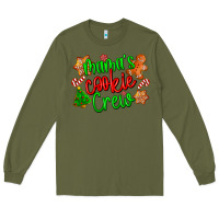Army Green mama's cookie crew Long Sleeve Tee - LillyAllenDesigns