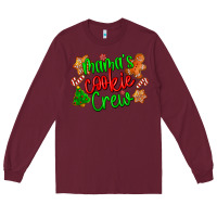Burgundy mama's cookie crew Long Sleeve Tee - LillyAllenDesigns