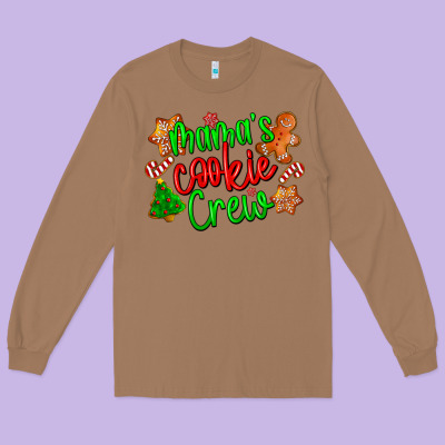 Mama's Cookie Crew Long Sleeve Tee Designed By Lillyallendesigns
