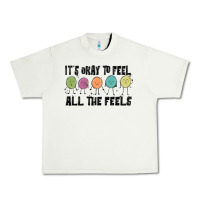 Pistachio ıt's okay to feel all the feels Urban Heavy Tee - MaliasSmallBusiness