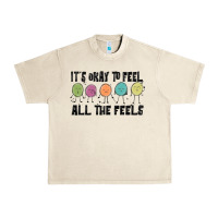 Sandshell ıt's okay to feel all the feels Urban Heavy Tee - MaliasSmallBusiness