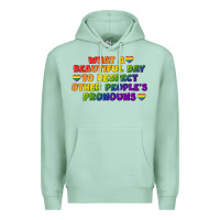Seafoam What a beautiful day to respect other people's Premium Hoodie - CowGirlArtShop