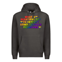 Smoke What a beautiful day to respect other people's Premium Hoodie - CowGirlArtShop