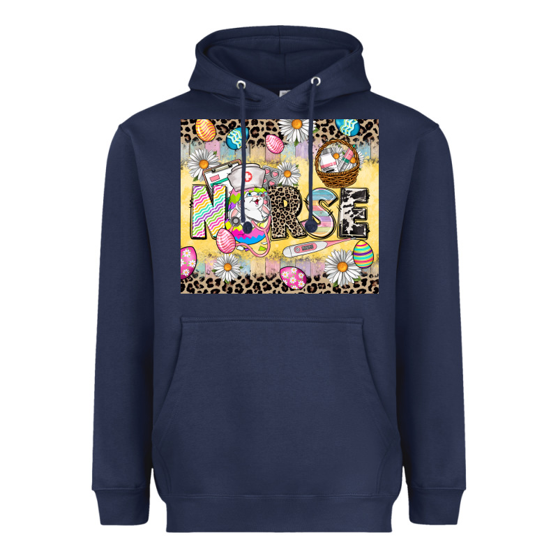 Easter Nurse Easter Day Heavyweight Hoodie by CowGirlArtShop | Teevron