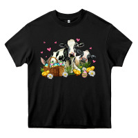 Black easter cows with chicks Heavy Core Tee - AdoDesignShop