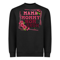Black mama mommy mom bruh Heavyweight Sweatshirt - Artiststas