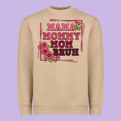 Mama Mommy Mom Bruh Heavyweight Sweatshirt Designed By Artiststas