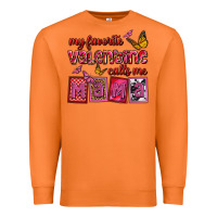 Carrot my favorite valentine calls me mama Premium Sweatshirt - OliviaCreatesArt