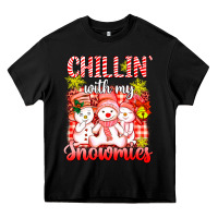 Black chillin  with my red snowmies Heavy Core Tee - AdoDesignShop