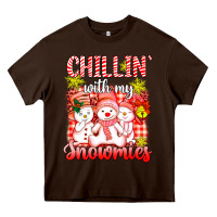 Chillin  With My Red Snowmies Heavy Core Tee | Teevron