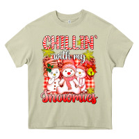 Mossy chillin  with my red snowmies Heavy Core Tee - AdoDesignShop