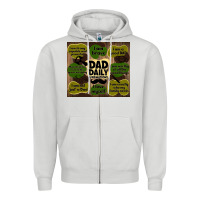 Dove Grey dad daily affirmations Zipper Hoodie - TumblerDesignByShophia