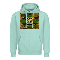Seafoam dad daily affirmations Zipper Hoodie - TumblerDesignByShophia