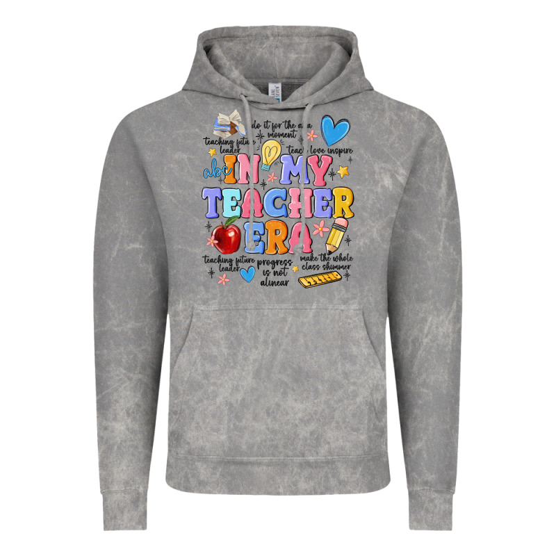 In My Teacher Era Vintage Hoodie by MaliasSmallBusiness | Teevron