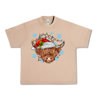Burro christmas cow Urban Heavy Tee - MaliasSmallBusiness