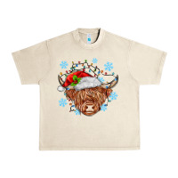 Sandshell christmas cow Urban Heavy Tee - MaliasSmallBusiness