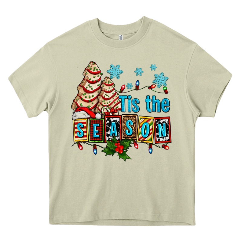 Tis The Season Christmas Tree Cake Ado Heavy Core Tee by AdoDesignShop | Teevron