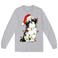 Moon Dust christmas shih tzu dog Long Sleeve Tee - LillyAllenDesigns