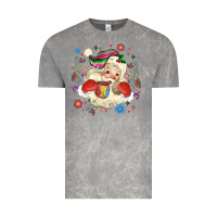 Cloud Rock mexican christmas santa Vintage Tee - MaliasSmallBusiness