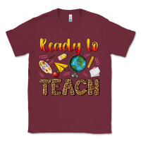Burgundy ready to teach Classic Tee - NancyCooperArtShop