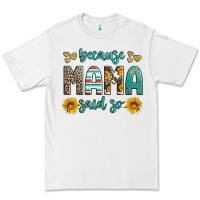 White because mama said so western sunflowers Premium Tee - Artiststas