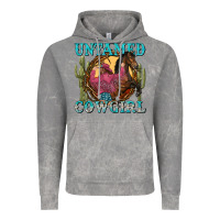 Cloud Rock untamed cowgirl Vintage Hoodie - NancyCooperArtShop