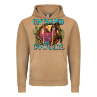 Vintage Camel untamed cowgirl Vintage Hoodie - NancyCooperArtShop
