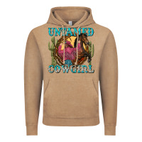 Vintage Coffee untamed cowgirl Vintage Hoodie - NancyCooperArtShop