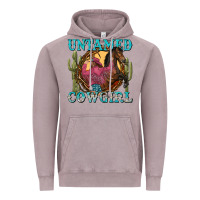 Vintage Zinc untamed cowgirl Vintage Hoodie - NancyCooperArtShop