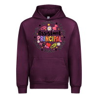 Mauve Wine Principal Assistant Urban Hoodie - CowhideDigitalArt