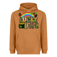 Meerkat Lucky dog St. Patrick's Day Heavyweight Hoodie - CowGirlArtShop