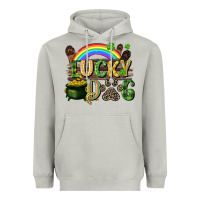 Moon Dust Lucky dog St. Patrick's Day Heavyweight Hoodie - CowGirlArtShop
