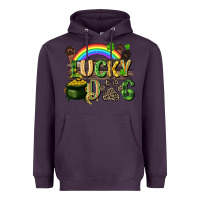 Plum Lucky dog St. Patrick's Day Heavyweight Hoodie - CowGirlArtShop