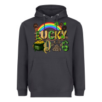Smoke Lucky dog St. Patrick's Day Heavyweight Hoodie - CowGirlArtShop