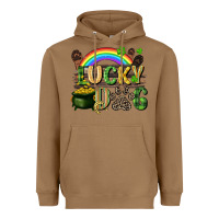 Toasted Coconut Lucky dog St. Patrick's Day Heavyweight Hoodie - CowGirlArtShop