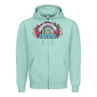 Seafoam Strong Cancer rainbow Cancer Awareness Zipper Hoodie - HowdyJamesFarm