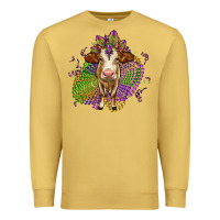 Antique Gold simmental mardi gras Premium Sweatshirt - OliviaCreatesArt