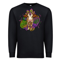 Black simmental mardi gras Premium Sweatshirt - OliviaCreatesArt