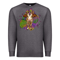 Charcoal Heather simmental mardi gras Premium Sweatshirt - OliviaCreatesArt