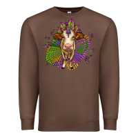 Chestnut simmental mardi gras Premium Sweatshirt - OliviaCreatesArt