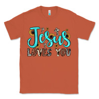 Copper jesus loves you Classic Tee - JahusDesignShop