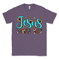 Lavender jesus loves you Classic Tee - JahusDesignShop