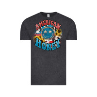 Vintage Black American honey smiley Vintage Tee - NancyCooperArtShop