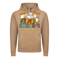 Vintage Coffee western cheers with ghosts Vintage Hoodie - NancyCooperArtShop