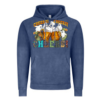 Vintage Denim western cheers with ghosts Vintage Hoodie - NancyCooperArtShop