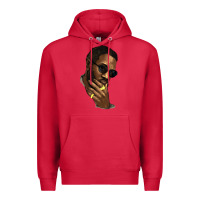 Cardinal Black man Premium Hoodie - HowdyJamesFarm